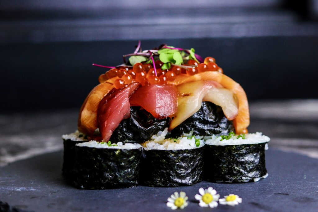 Kuro Nami Japanese kitchen best sushi roll sake Marin San Anselmo